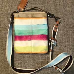 Coach rainbow crossbody bag